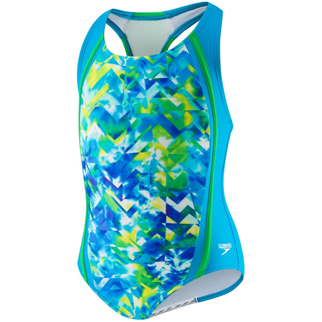 Garantie Uitreiken oogsten Speedo Girls' Tie Dye Splash Sport Splice (4-6X) | Girls Swimwear