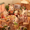 Calico Critters - Calico Critters Chocolate Rabbit Family