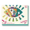 Craft Kits - Djeco Square Heads Inspired By Picasso Sticker Collage Kit