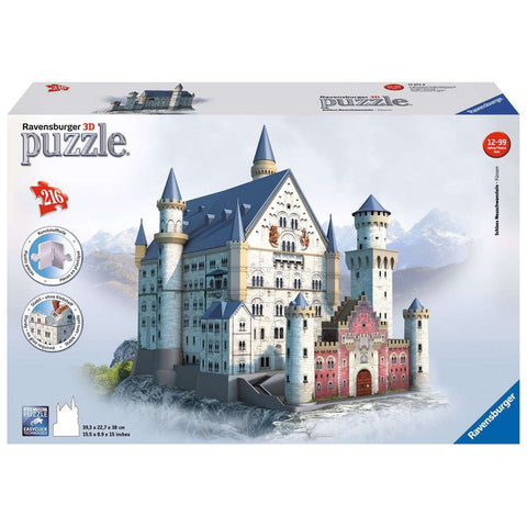 Ravensburger 3D Neuschwanstein Castle 216 Piece Puzzle