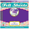 eeBoo Felt Sheets- 5 Pack- Dragon- Anglo Dutch Pools & Toys  - 10