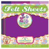 eeBoo Felt Sheets- 5 Pack- Pansy- Anglo Dutch Pools & Toys  - 14