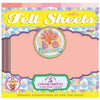 eeBoo Felt Sheets- 5 Pack- Seashell- Anglo Dutch Pools & Toys  - 15