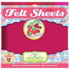 eeBoo Felt Sheets- 5 Pack- Berry- Anglo Dutch Pools & Toys  - 2
