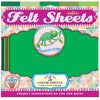 eeBoo Felt Sheets- 5 Pack- Chameleon- Anglo Dutch Pools & Toys  - 5