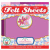eeBoo Felt Sheets- 5 Pack- Cosmos- Anglo Dutch Pools & Toys  - 8