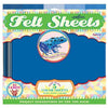 eeBoo Felt Sheets- 5 Pack- Dart Frog- Anglo Dutch Pools & Toys  - 9