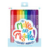 Art Supplies - OOLY Make No Mistake Erasable Markers - Set Of 12