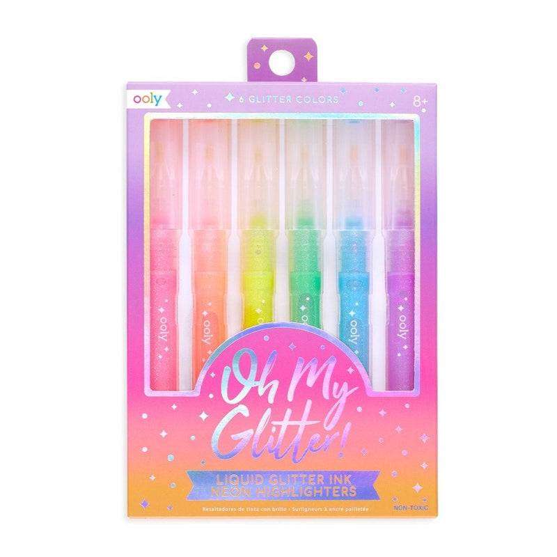 Art Supplies - OOLY Oh My Glitter! Neon Highlighters