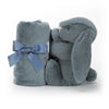Baby And Infant Plush Items - Jellycat Bashful Dusky Blue Bunny Soother 13"