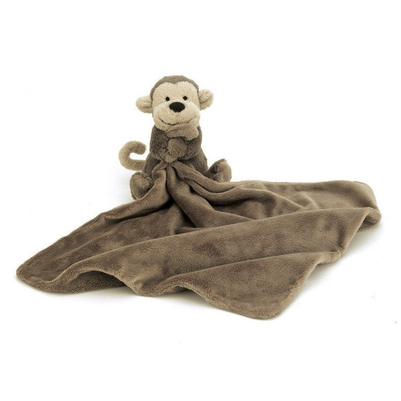 Jellycat Bashful Monkey Soother 13" - Baby and Infant Plush Items - Anglo Dutch Pools and Toys