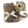Jellycat Bashful Monkey Soother 13" - Baby and Infant Plush Items - Anglo Dutch Pools and Toys