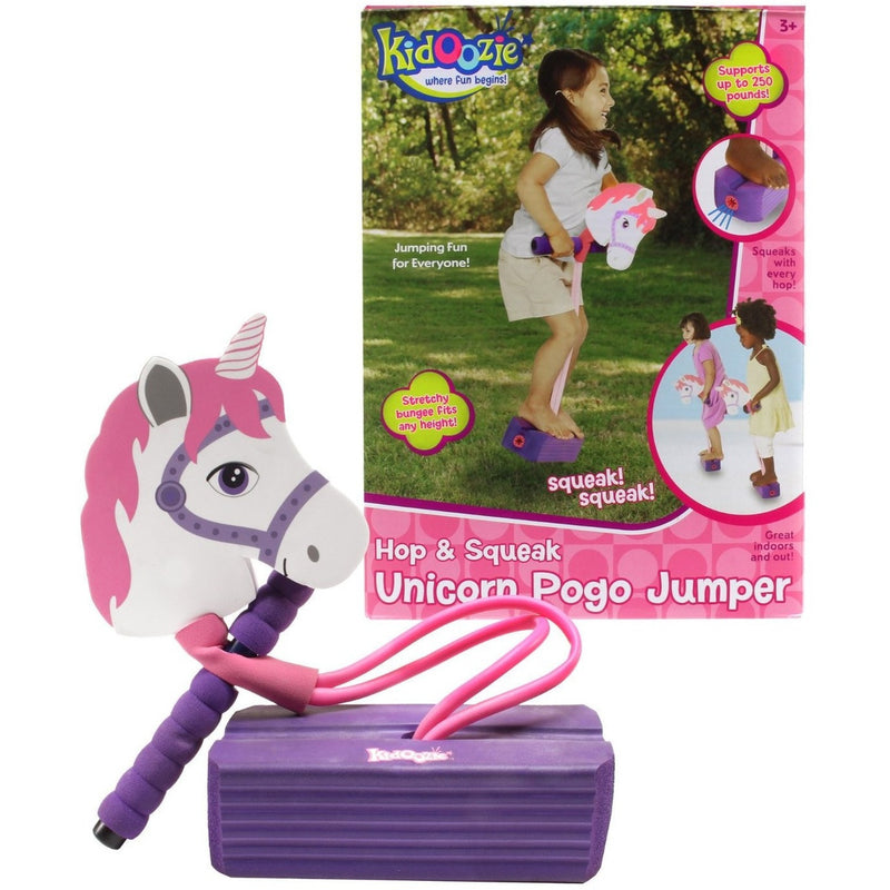 Kidoozie Hop & Squeak Unicorn Pogo Jumper- - Anglo Dutch Pools & Toys  - 1