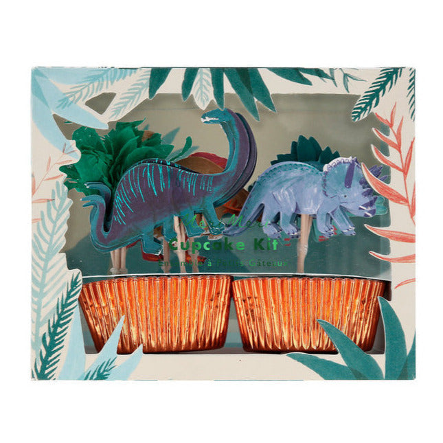 Baking Products - Meri Meri Dinosaur Kingdom Cupcake Kit