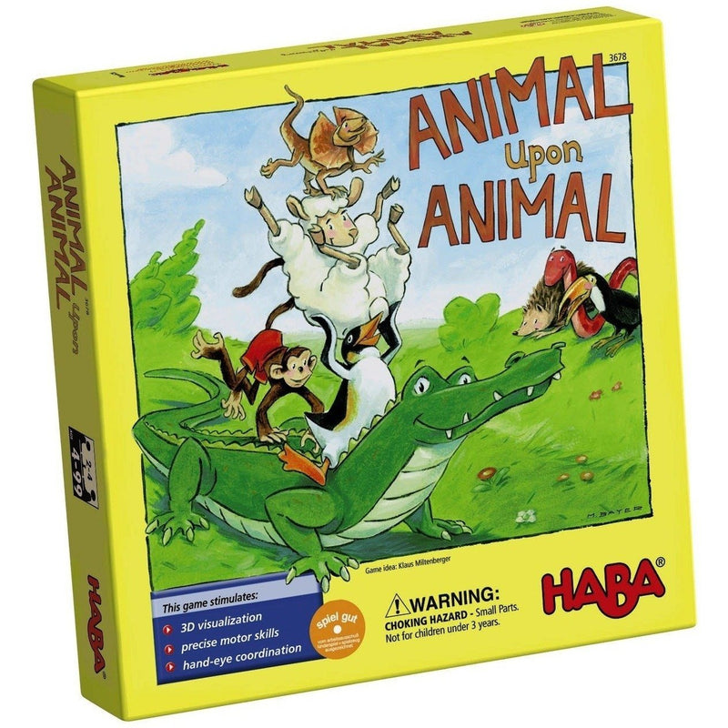 HABA Animal Upon Animal Game - Balancing and Stacking Games - Anglo Dutch Pools and Toys