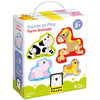 Beginner Puzzles - Banana Panda Hands At Play Farm Animals