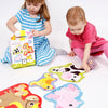 Beginner Puzzles - Banana Panda Hands At Play Farm Animals