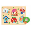 Beginner Puzzles - Djeco Coucou-House Wooden Puzzle