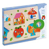 Beginner Puzzles - Djeco Coucou-House Wooden Puzzle