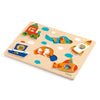 Beginner Puzzles - Djeco Coucou-Vroum Wooden Puzzle
