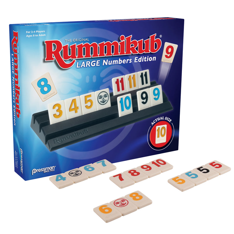 Brain Teasers And Strategy - Rummikub Game- Large Number Edition