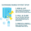Bubbles - Bubble Tree 1 Liter 2 Bottle Refillable Bubble System