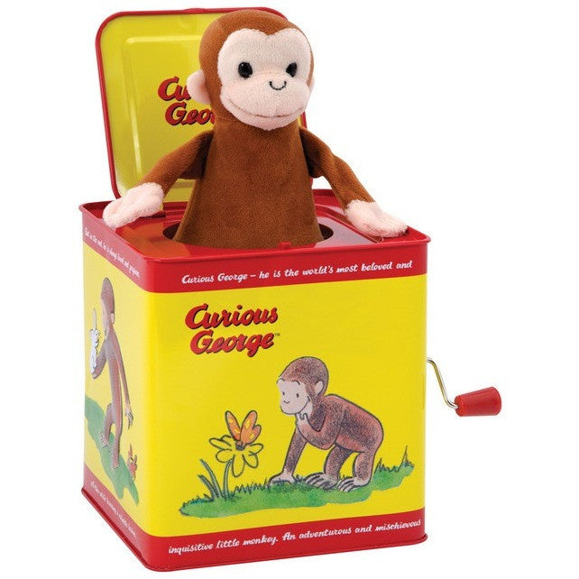 Schylling Curious George Jack In The Box - Classic Toys - Anglo Dutch Pools and Toys