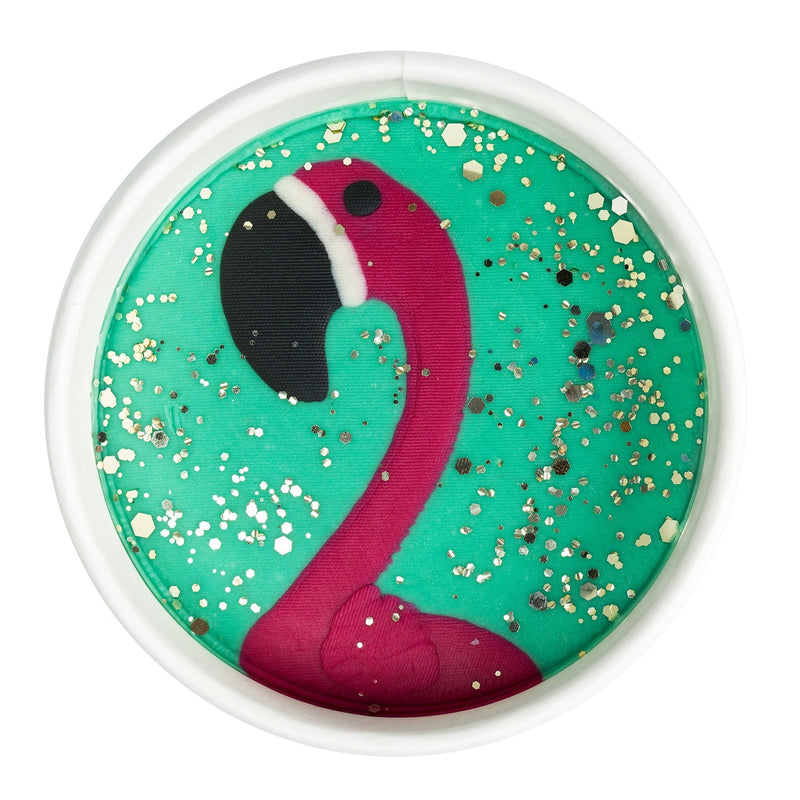 Clay And Modeling Dough - Land Of Dough Fancy Flamingo Luxe Cup