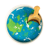 Clay And Modeling Dough - Land Of Dough Planet Earth Glitter Dough Cup