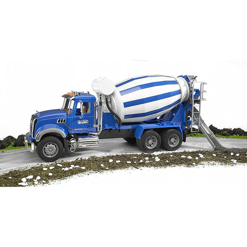 økse Chip Asser Bruder Mack Granite Cement Mixer | Commercial and Farm Vehicles