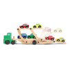 Melissa & Doug Car Carrier Truck & Cars Wooden Toy Set