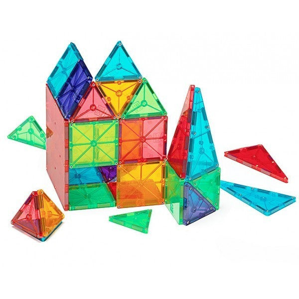 Magna-Tiles® Clear Colors 100 Piece Set - Magnetic Building Sets - Anglo Dutch Pools and Toys