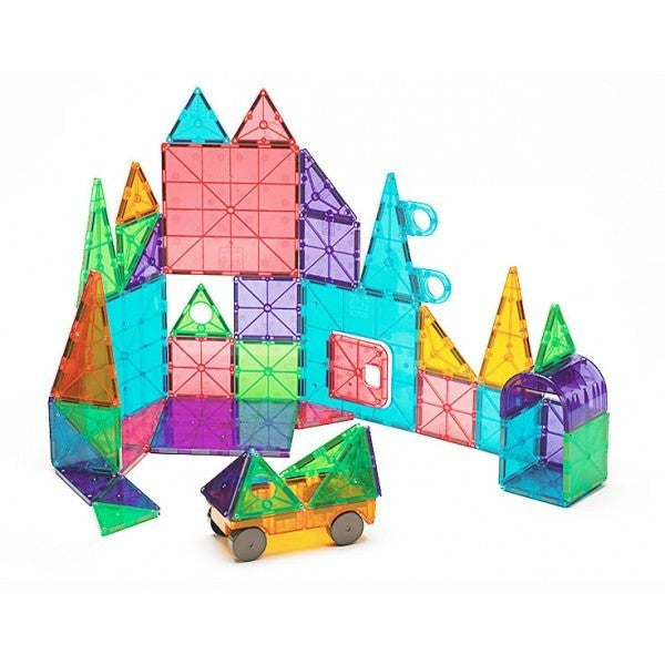 Magna-Tiles® Clear Colors 48 Piece DX Set - Magnetic Building Sets - Anglo Dutch Pools and Toys