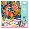 Craft Kits - Djeco Fantasy Forest 3D Felt Tip Marker Coloring Activity