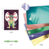 Craft Kits - Djeco Jurassic Rub-On Foil Transfer Craft Kit