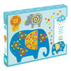 Craft Kits - Djeco Soft Jungle Sticker Mosaic Collage Craft Kit