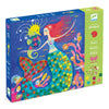 Craft Kits - Djeco The Mermaid’s Song Sticker And Jewel Mosaic Craft Kit