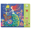 Craft Kits - Djeco The Mermaid’s Song Sticker And Jewel Mosaic Craft Kit