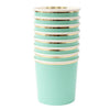 Cups And Straws - Meri Meri Mint Tumbler Cups