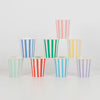 Cups And Straws - Meri Meri Mixed Stripe Cups