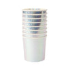 Cups And Straws - Meri Meri Silver Sparkle Tumbler Cups