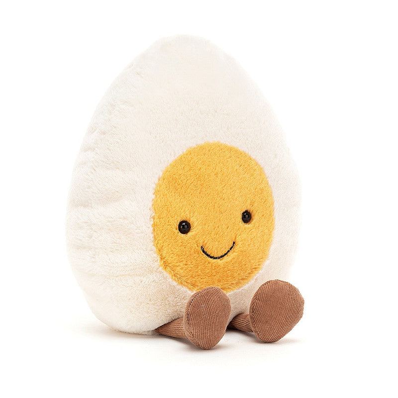 Cute And Quirky Plush - Jellycat Amuseable Happy Boiled Egg Large 9"