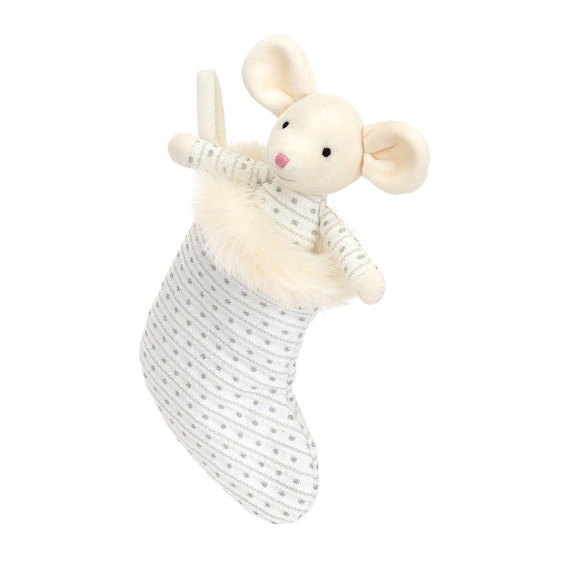 Cute And Quirky Plush - Jellycat Shimmer Stocking Mouse 8"