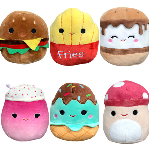 Cute And Quirky Plush - Squishmallow Squad B Food Plush 5"