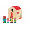 Dollhouses & Furniture - Djeco Minihouse Wooden Dollhouse Set