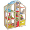 Melissa & Doug Hi-Rise Wooden Dollhouse and Furniture Set- - Anglo Dutch Pools & Toys  - 1