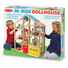 Melissa & Doug Hi-Rise Wooden Dollhouse and Furniture Set- - Anglo Dutch Pools & Toys  - 3