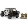 Bruder Jeep Wrangler Unlimited Rubicon Police Car with Policeman- - Anglo Dutch Pools & Toys  - 4