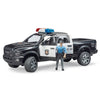 Emergency Vehicles - Bruder Police Ram 2500 W/ Policeman And Light & Sound Module