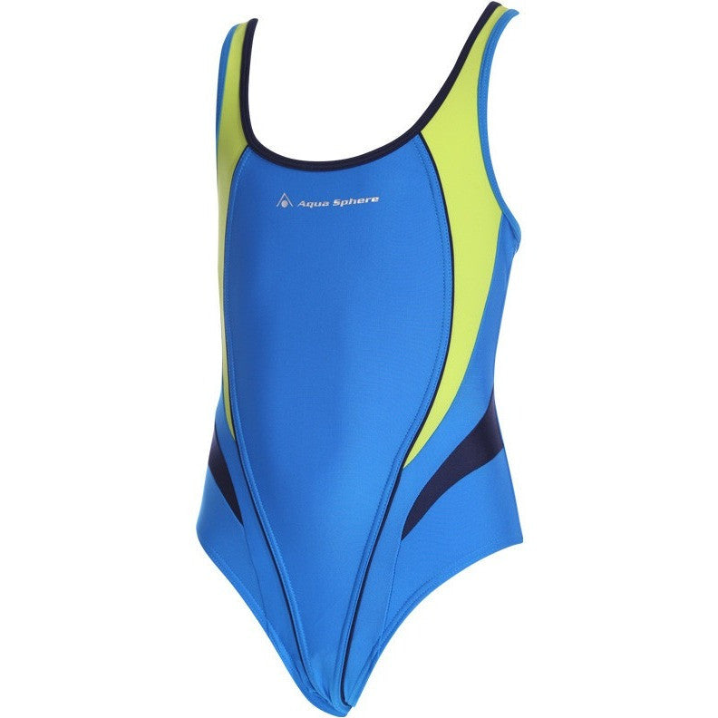 Aqua Sphere Elena, Blue & Light Green - Girls Swimwear - Anglo Dutch Pools and Toys